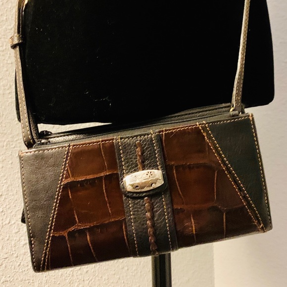 Brighton Handbags - Brighton ALL leather crossbody organizer